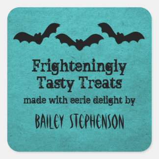 Trio de chauves-souris Stickers de cuisson Hallowe
