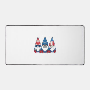Trio de gnomes patriotiques Vintage Vector Design