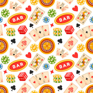 Trio de papier cadeau de célébration de casino