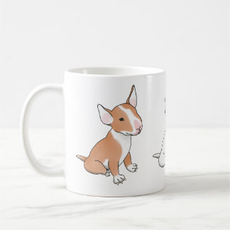 Trio der Bullie-Welpen-Tasse Kaffeetasse