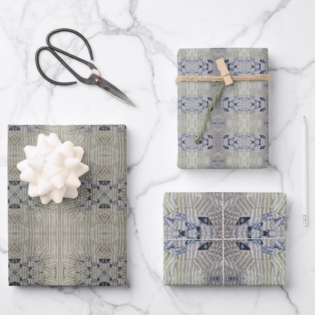 Trio der Geschenkwraps für Ihn Geschenkpapier Set (Vorderseite)