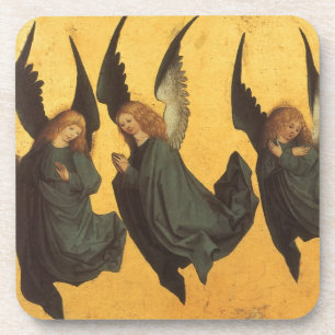 Trio der Renaissance-Engel von Meister des Hausbuc Getränkeuntersetzer