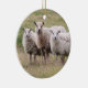 Trio der Schafe in Island Keramik Ornament (Rechts)