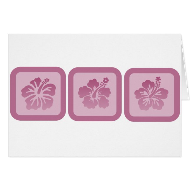 Trio d'Hibiscus (Devant horizontal)