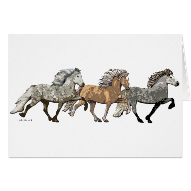 Trio in Tolt (Vorderseite (Horizontal))