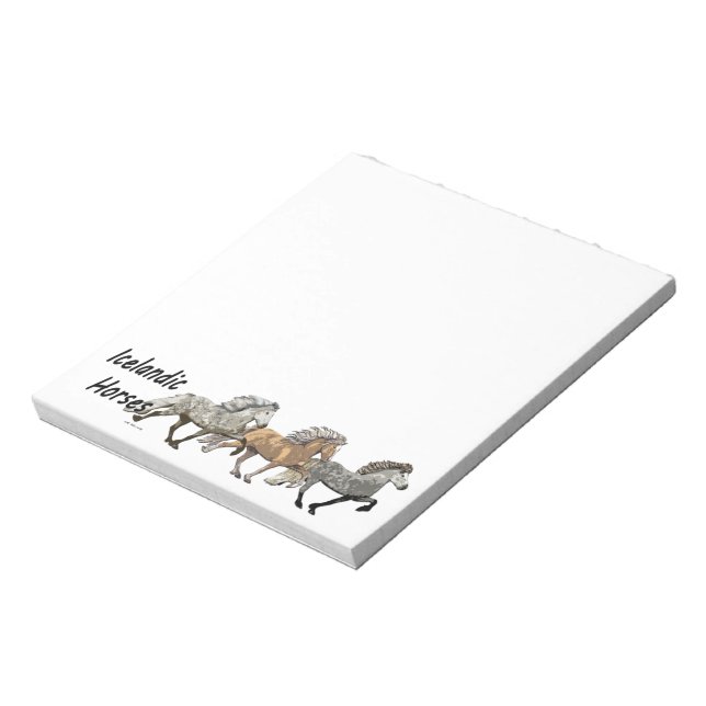 Trio in Tolt Notizblock (Rotiert)