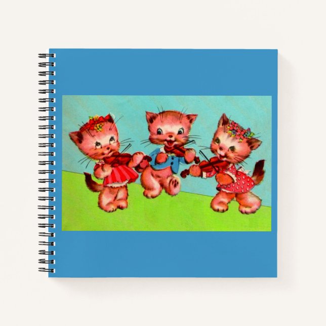Trio kitten notizbuch (Vorderseite)