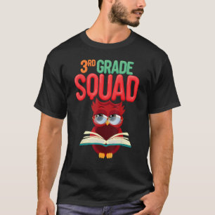 Trio Squad Owl 3. Klasse Lehrer Spaß Illust T-Shirt