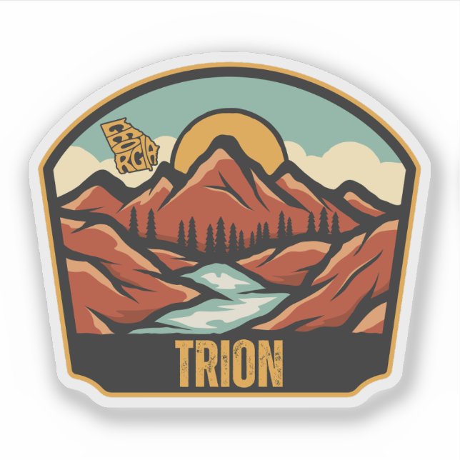 Trion, Georgien Aufkleber (Vorderseite)