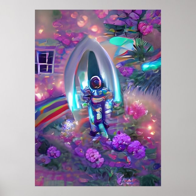 Trip Balls Art - Astronaut Poster (Vorne)