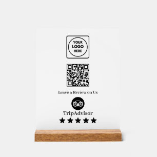 Tripadvisor QR Code   Link zur Unternehmensübersic Acrylschild