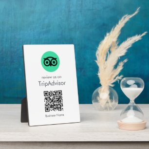Tripadvisor-Reviews Business Review QR Code Fotoplatte
