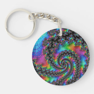 Tripant Hippie Psychédélique Spirale Arc-en-ciel F