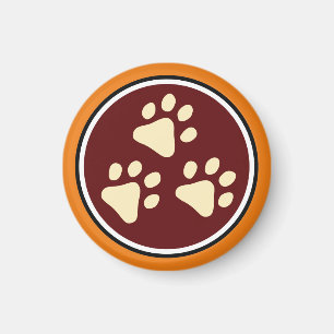 Tripawds 3-Paw Fridge Magnet