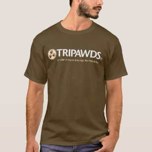 Tripawds-Logo T (Männer, Dunkel) T-Shirt