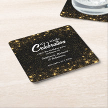 Triple Celebration Joint Birthday Gold Black 