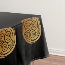 Triple Celtic Knot Swirl Mandala Border