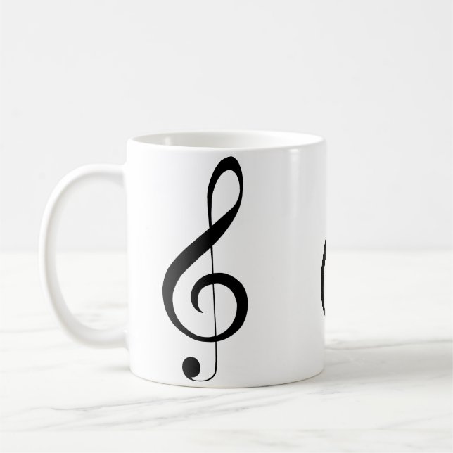 Triple Clef Musical Note, Kaffeetasse (Links)