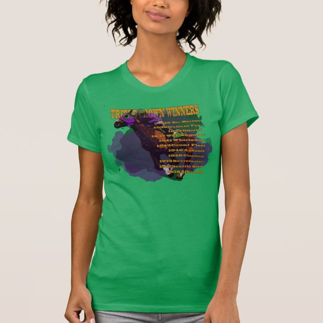 Triple Crown-Sieger T-Shirt (Vorderseite)
