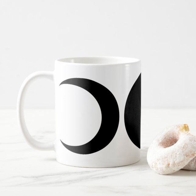 Triple déesse Moon Mug (Avec donut)