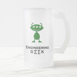Triple Eye Engineering Geek grün Mattglas Bierglas