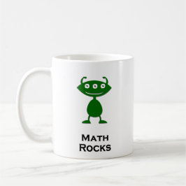 Triple Eye Math Rocks grün Kaffeetasse