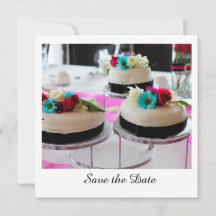 Triple gâteau save the date