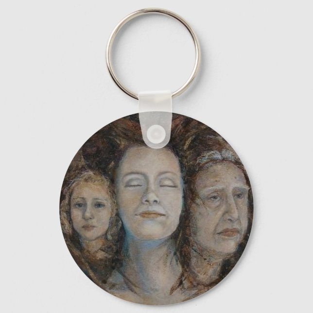 Triple Goddess Keychain Schlüsselanhänger (Vorderseite)