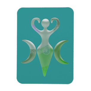Triple Goddess Magnet
