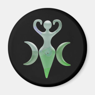 Triple Goddess Magnet