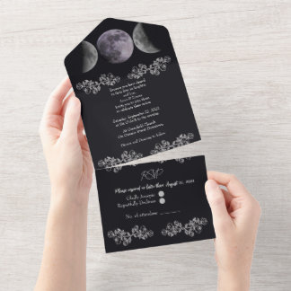 Triple Goddess Moon All in one Wedite Einladung