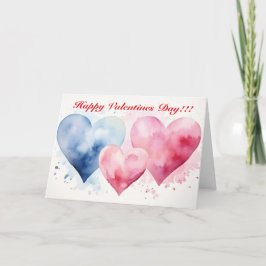 TRIPLE HEART VALENTINE CARD FÜR JEDEN DANKESKARTE