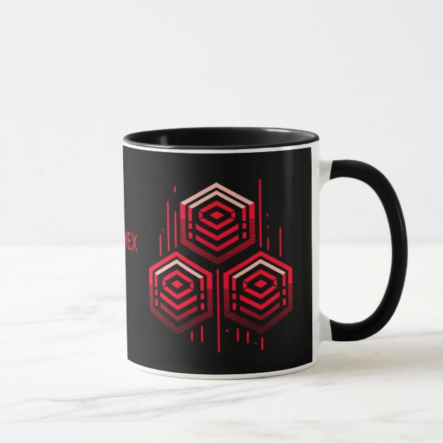 Triple Hexagon Corp Tasse (Rechts)