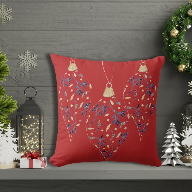 Triple Holiday Ornament Kissen (Von Creator hochgeladen)
