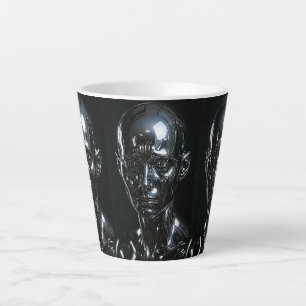 Triple Identity Chrome Kunst Milchtasse