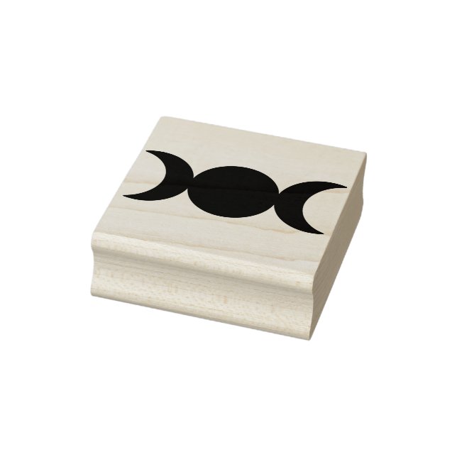 Triple Moon Briefmarke Gummistempel (Stempel)