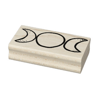 Triple Moon Gummistempel