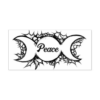 Triple Moon Holly Weihnachten Art Permastempel