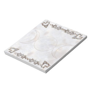 Triple Moon Moonstone Notizblock