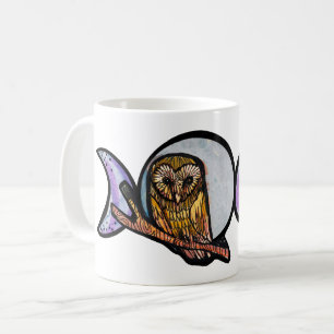 Triple Moon Owl Kaffeetasse
