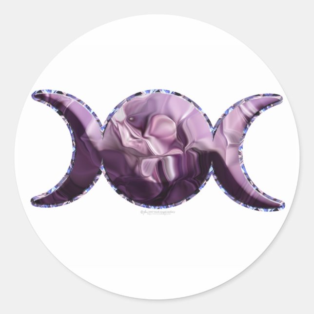Triple Moon Stickers (Vorderseite)