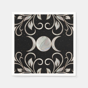 Triple Moon - Triple Goddess - Mutter von Pearl Serviette