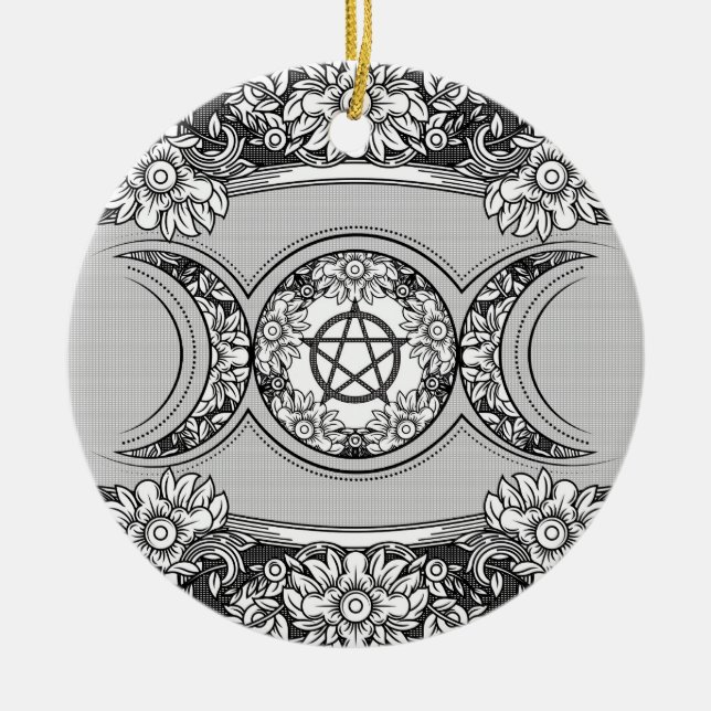 Triple Moon - Triple Goddess Ornament (Vorne)