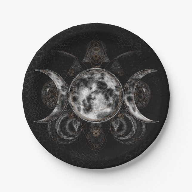 Triple Moon - Triple Goddess Pappteller (Vorderseite)