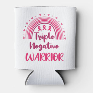 Triple Negative Krieger Brustkrebs Rainbow Dosenkühler