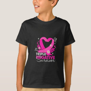 Triple Negative Survivor Brustkrebs Bewusstsein G T-Shirt