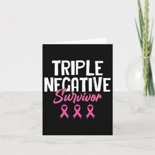 Triple Negative Survivor Brustkrebs Bewusstsein P Karte