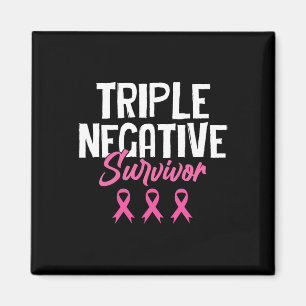 Triple Negative Survivor Brustkrebs Bewusstsein P Magnet