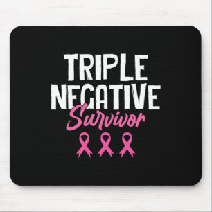 Triple Negative Survivor Brustkrebs Bewusstsein P Mousepad