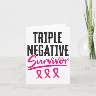 Triple Negative Survivor Tnbc Brustkrebs Awaren Karte